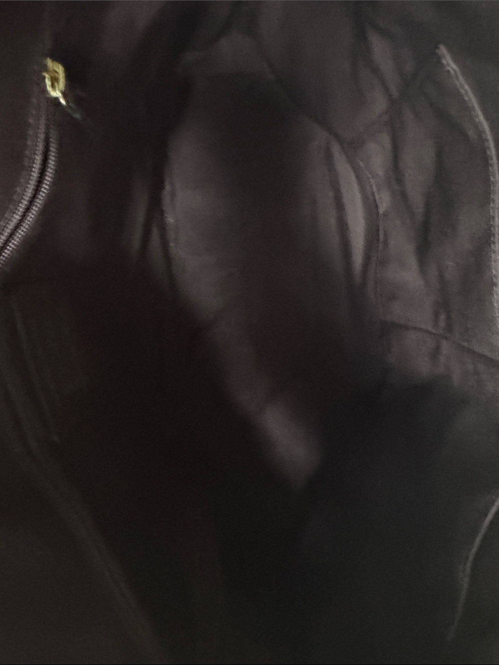 Coach Brown Signature Tote with Burgundy Strap and Gold Hardware - Picture 4 of 5